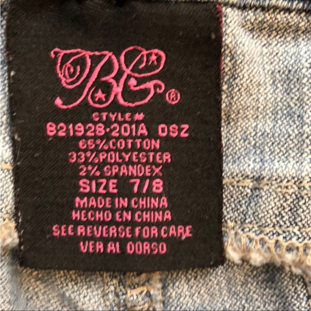 BUBBLEGUM jean shorts in brand new condition. Size 7/8 juniors. - Picture 4 of 7